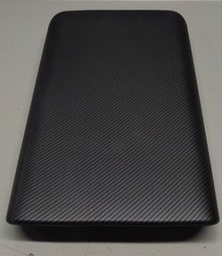 Black Carbon Fiber Center Console cover 2024 + Tesla 3 and Y