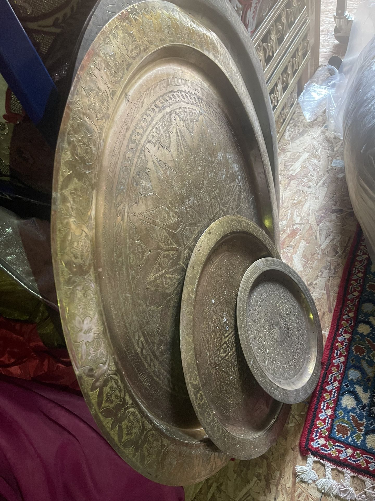 Copper Middle Eastern Antique Tables