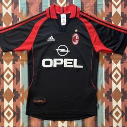 Vintage Adidas Clima Lite 2000/2001 AC Milan 3er Jersey Mens Small Made in Italy