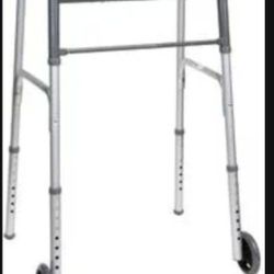 FOLDING WALKER WITH 5" WHEELS