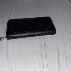 Louis Vuitton Zippy Wallet Black Monogram Empreinte Leather, Purchased In Vegas
