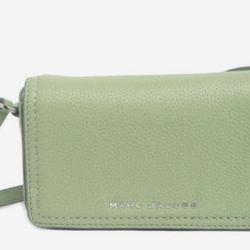 NEW! MARC JACOBS Groove Mini Leather crossbody Bag Mint Green $195