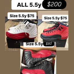 Jordan’s size 5.5y all for $200