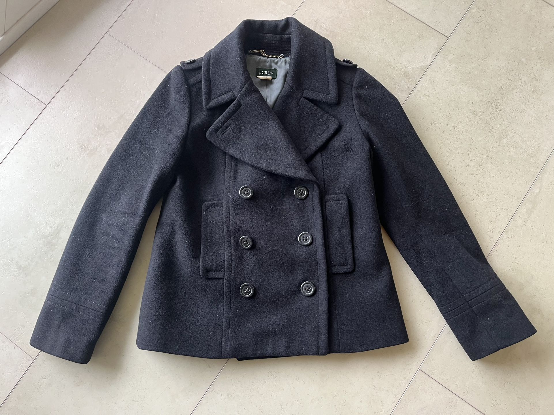 J. Crew Classic Wool Peacoat