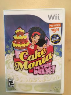 Nintendo Wii cake mania