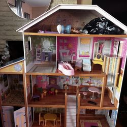 KidKraft Majestic Mansion Wooden Dollhouse With Accesories 
