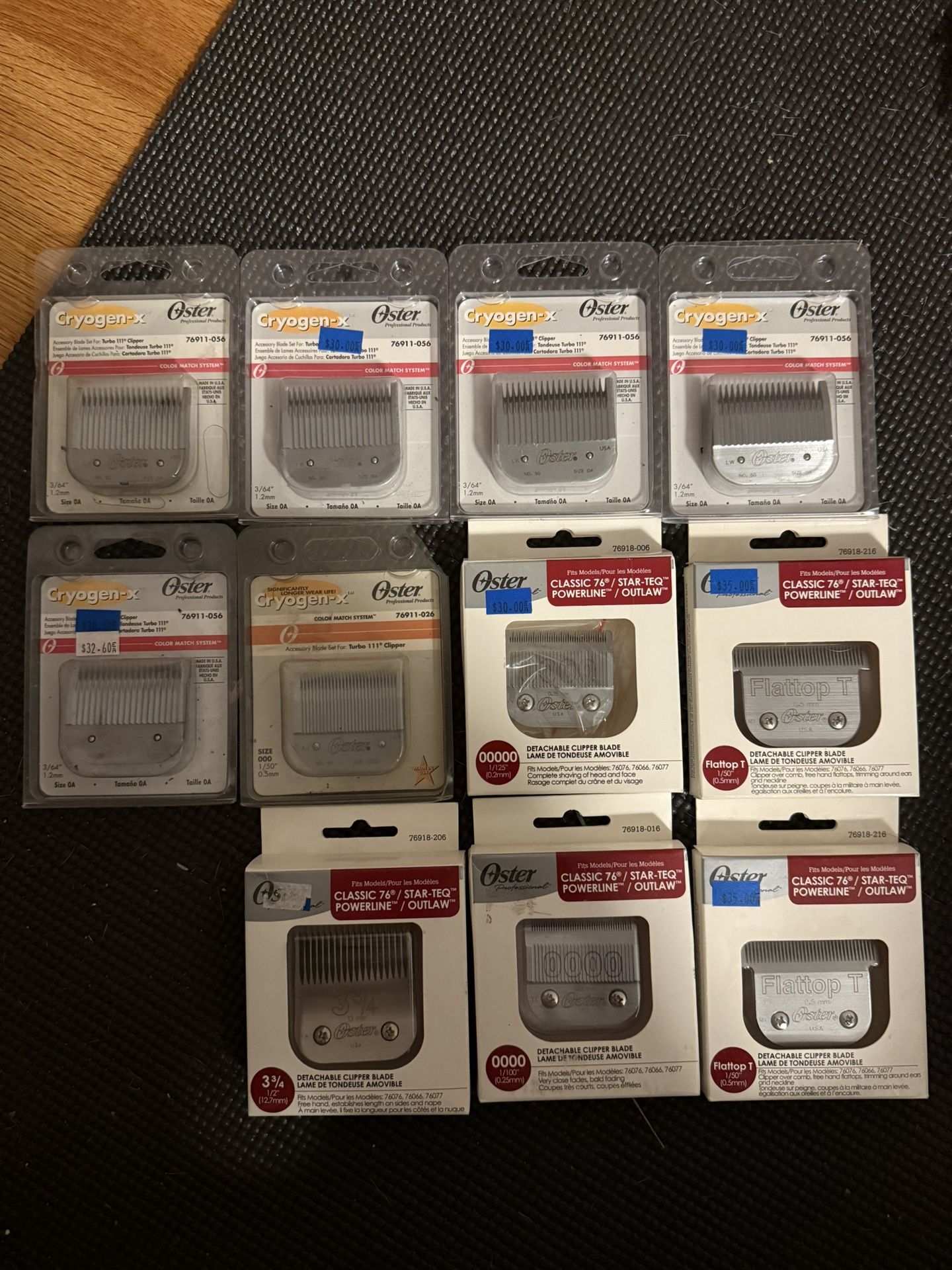 Andis Welh And Oster Clipper Blades