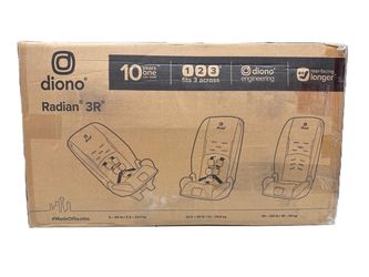 Diono Radian 3R 3-in-1 Convertible Car Seat - Jet Black | 5-120 lb | Brand New Sealed
