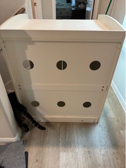 Hide the litter box!