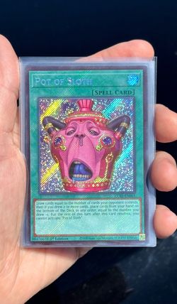 Pot of Sloth Chaos Origins Secret Rare - YU-GI-OH! - Yugioh trading cards