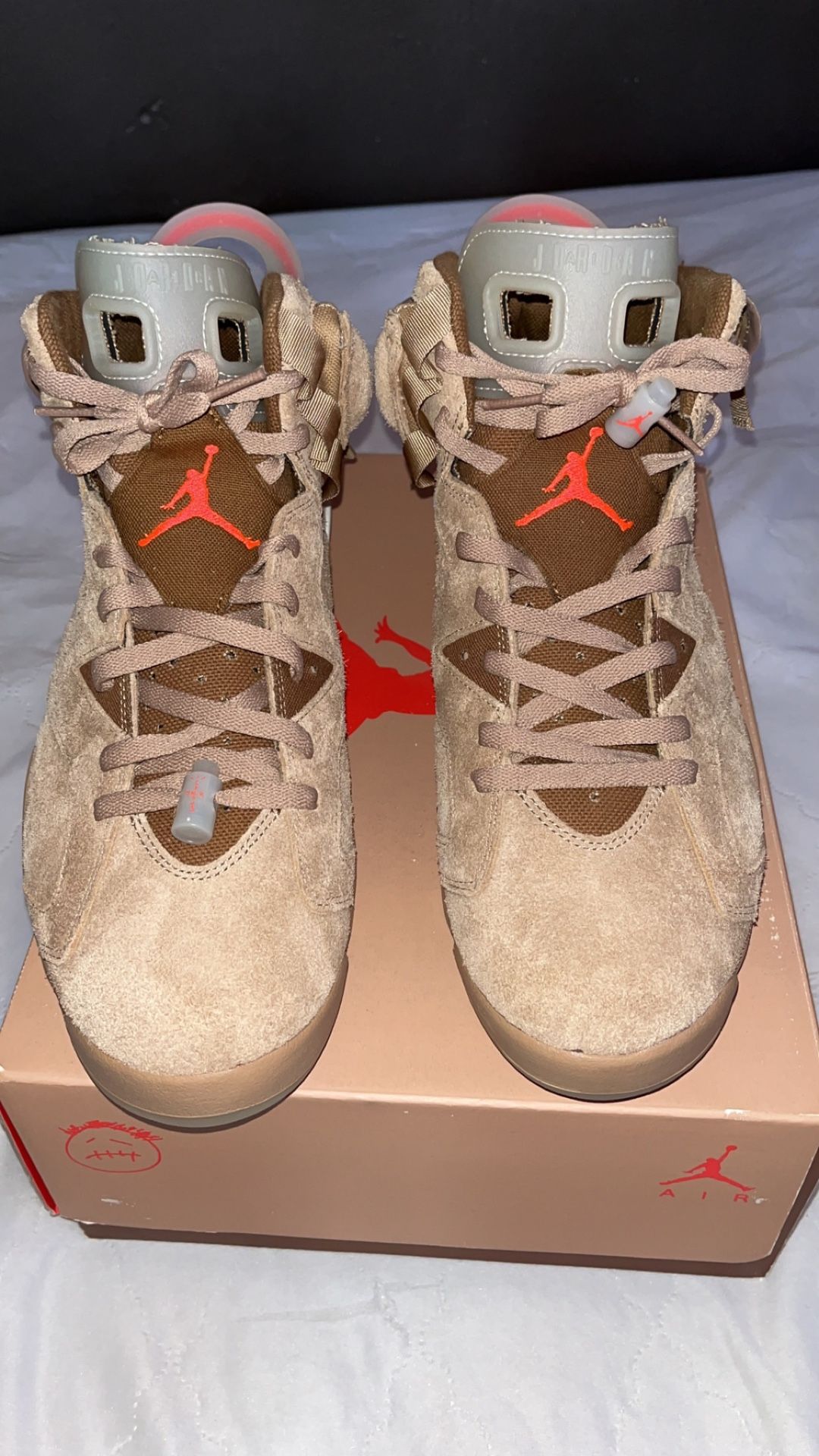 Travis Scott Jordan 6 British Khaki Size 13 VNDS
