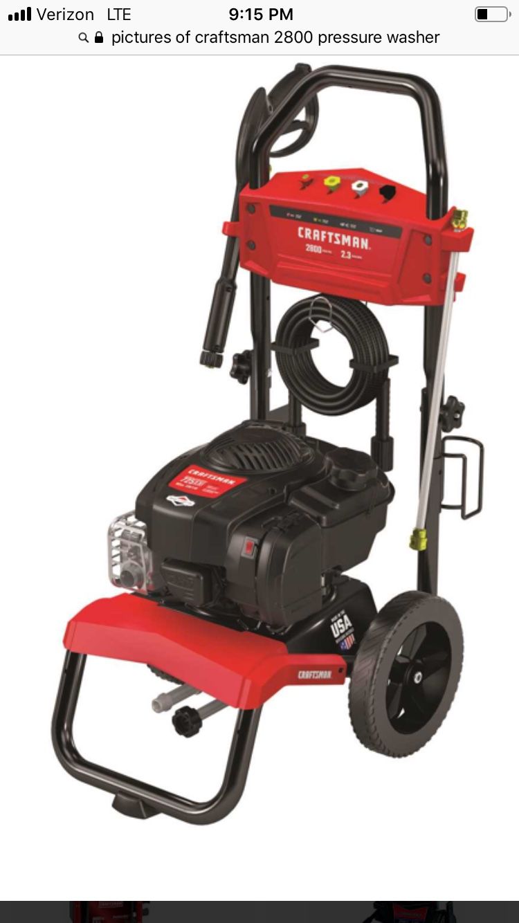 Craftsman Pressure Washer 2800 psi( NEW) for Sale in San Antonio, TX ...