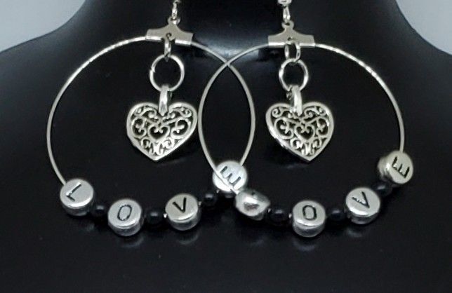 1 1/2" Hoops, Pierced Earrings