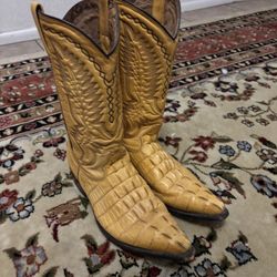 Yellow Cowboy Boots