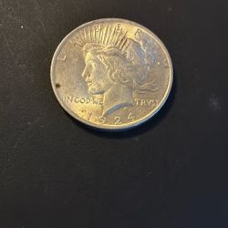 1924 Silver Peace Dollar