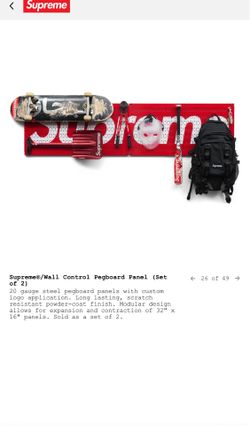 Supreme Wall Control Pegboard Panel