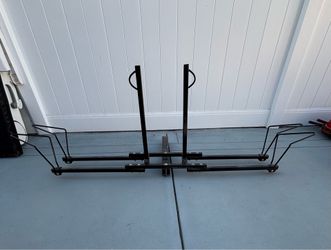 Bike rack for traveling hitch hook up for two bikes Bike rack for traveling hitch hook up for two bikes
