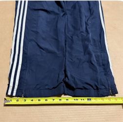 Baggy navy blue track pants