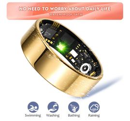 Smart Ring | Blood Pressure, HR, SpO2 & Sleep Tracker | No Sub Ultra-light 3g Design | 24/7 Health Fitness Tracking | 5-Day Battery | 5ATM Titanium St