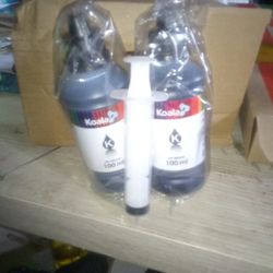 Two Black Ink Cartridge Refill For Printer
