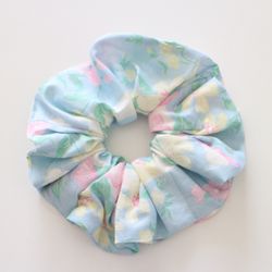 Handmade Vintage Fabric Scrunchie 