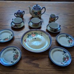 Vintage Toy Tea Set, Made In Japan 
