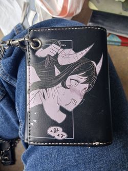 Lewd Complex Trifold Chain Wallet