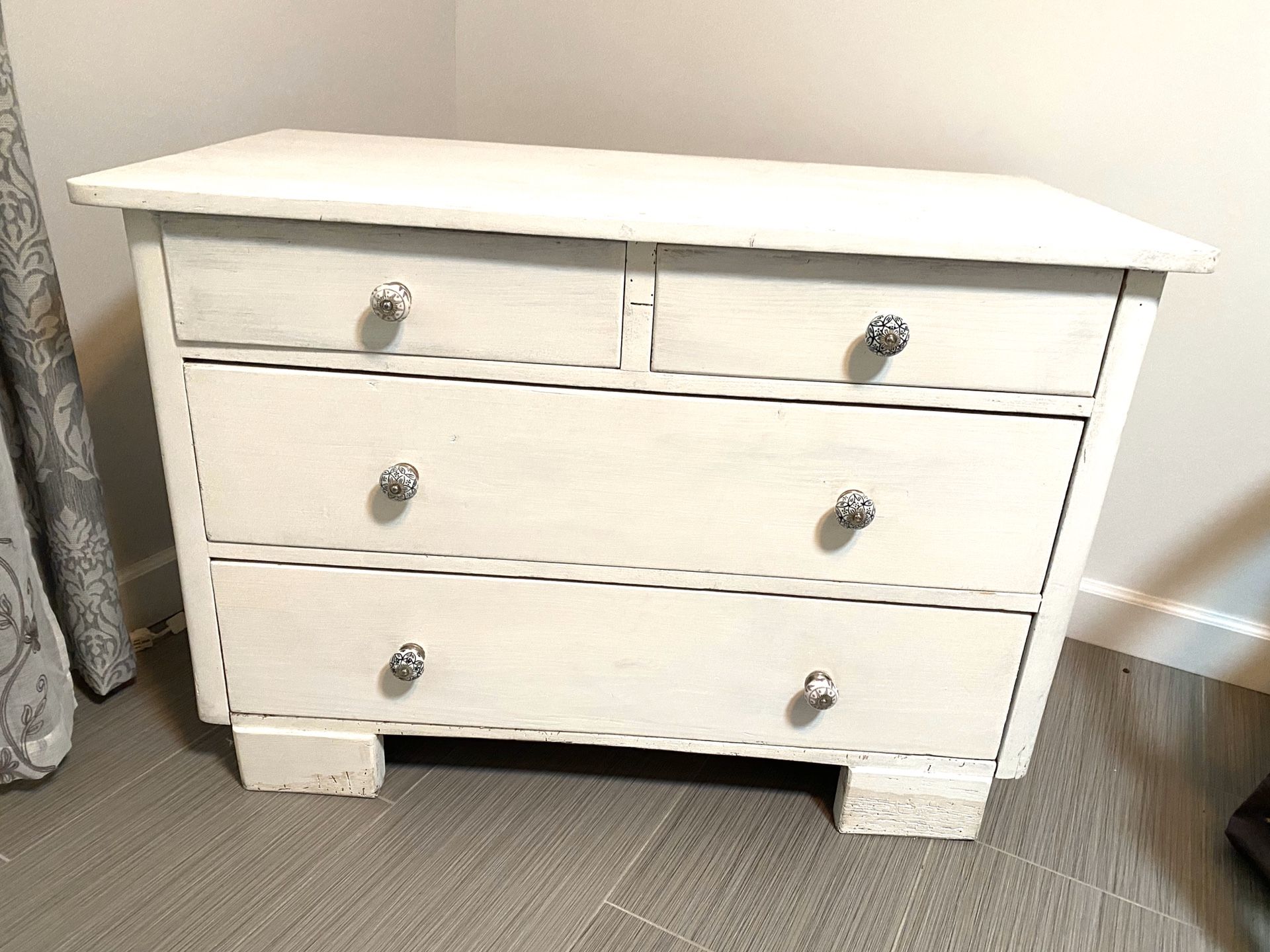 German Antique Solid Wood Dresser