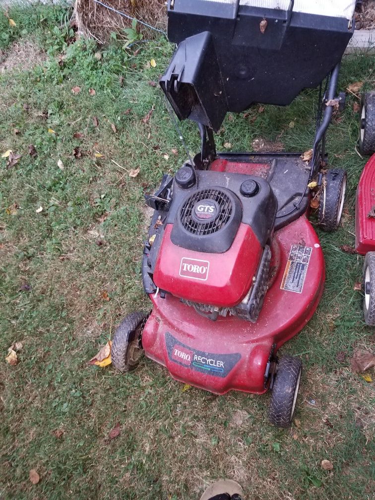 Toro lawn mower for parts