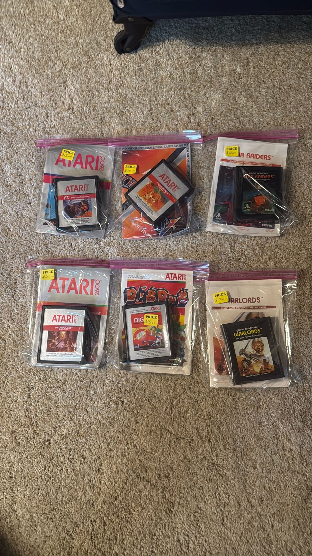 Atari 2600 Games With Booklet (6)