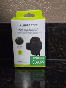 PureGear Wireless Car Charger with Self-Gripping System