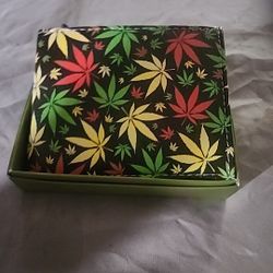 Colorful Leaf Bifold Wallet