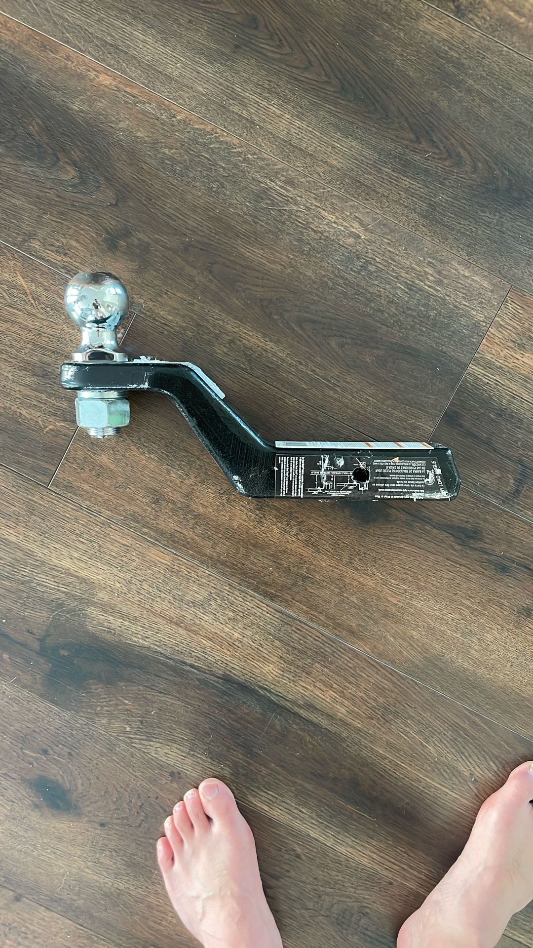 Solid Steel Ball Hitch 16000lbs