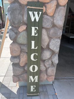 Welcome sign
