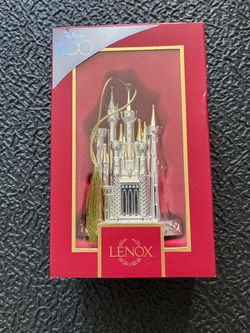Lenox 2023 Disney Castle Metal Dated Ornament New in box.