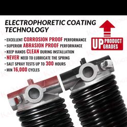 Pair of 2" Garage Door Torsion Springs Set