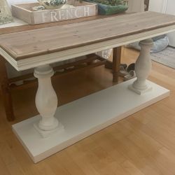 Large Wood Console/ Sofa Table