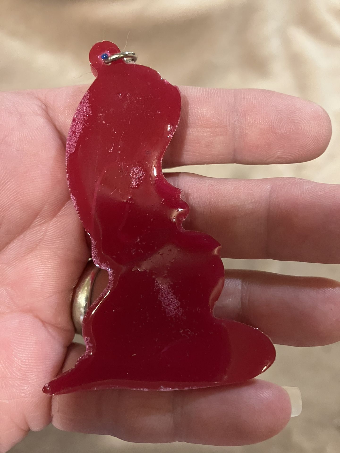 Handmade Resin Pregnancy Keychain