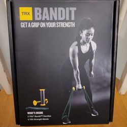 New TRX Training Bandit Kit Home Workout Resistance Band Set with Strength-Training Resistance Bands and Universal-Fit Handles for Exercise Bands $30