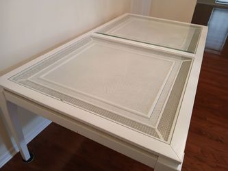 White Dinner Table.