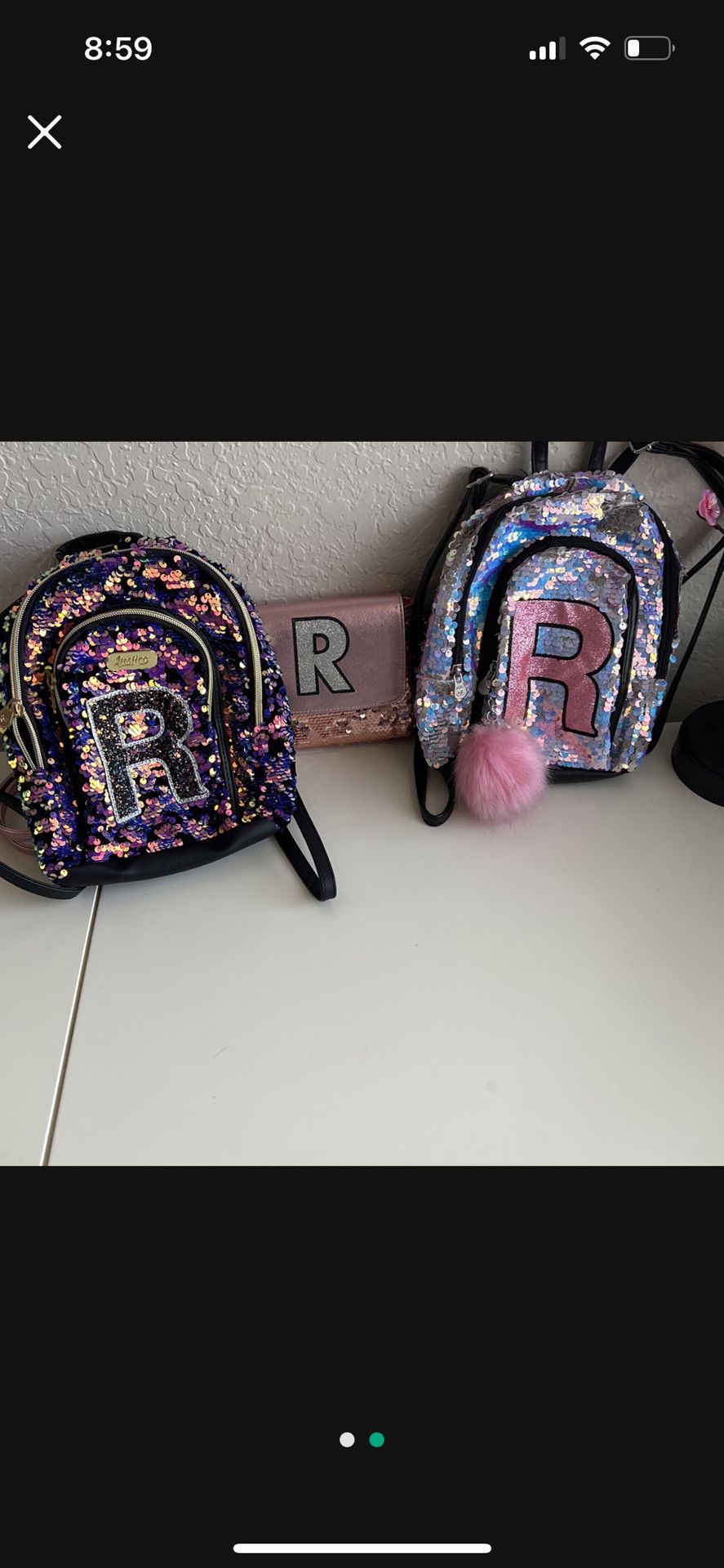 Justice Backpack / Purses 