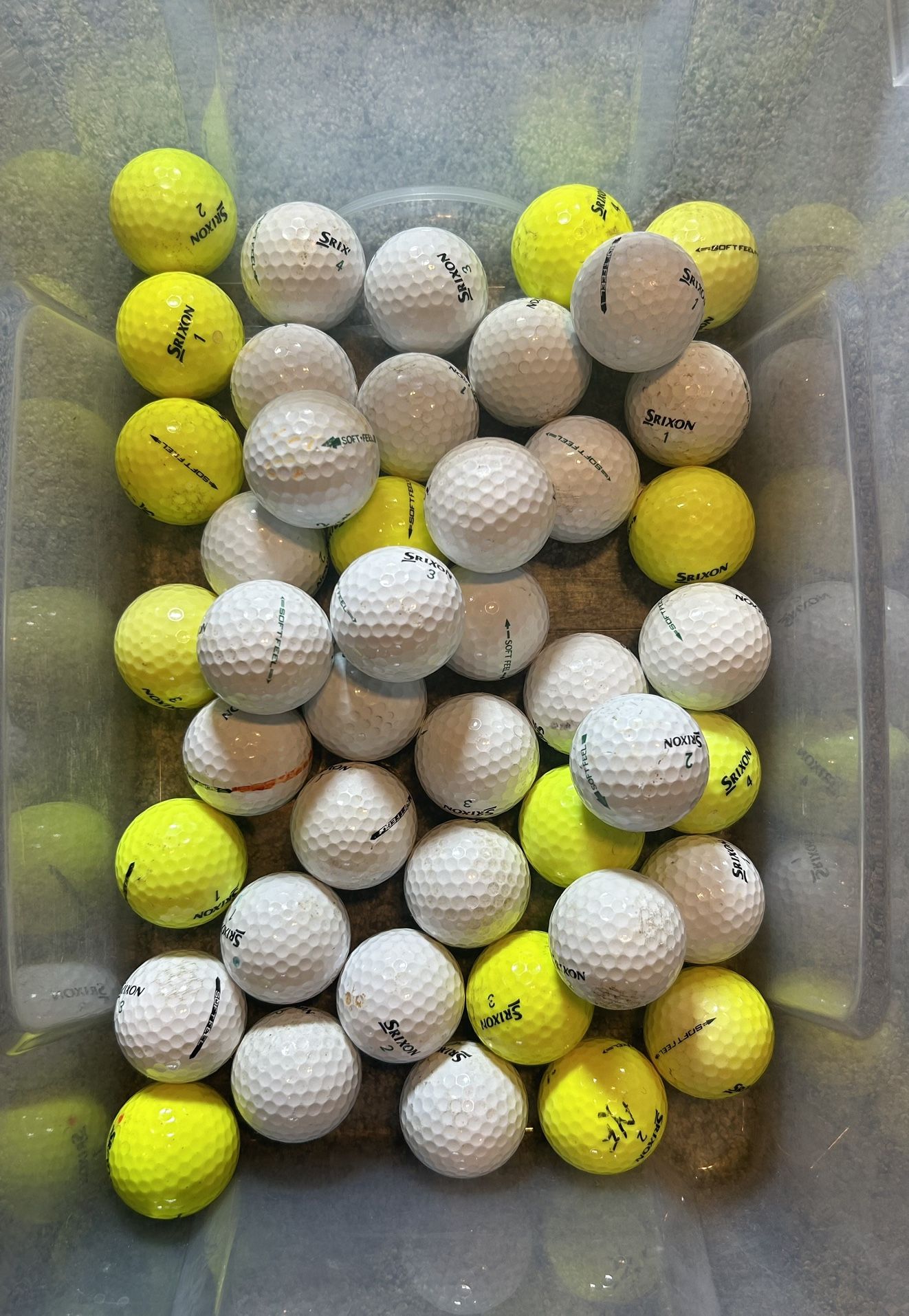 3 Dozen 3A Srixon Soft Feel