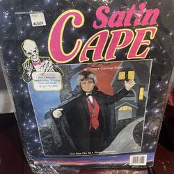 Satin cape 