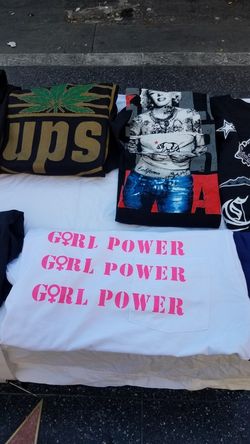 T shirt girl power and monroe California size m-xl