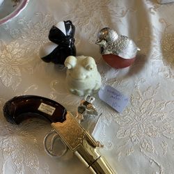 Set Of Four Vintage Avon Bottles 