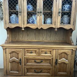 Dining Room Table And China Hutch 