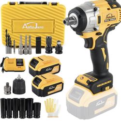 AutoJare 20V Battery Powered 1/2" Impact Gun/Drill BRAND NEW