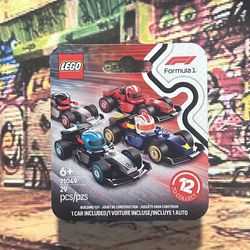 Lego F1 Mini Race Car And F1 Helmet 
