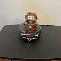 Disney Pixar Cars Tow Mater Truck Radio Talking Alarm Clock