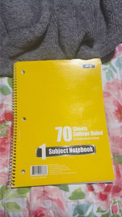 Atico 1 Subject College Ruled Spiral Notebook